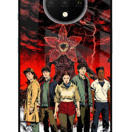 Ordinary Things Characters Oneplus 7T Glass Case