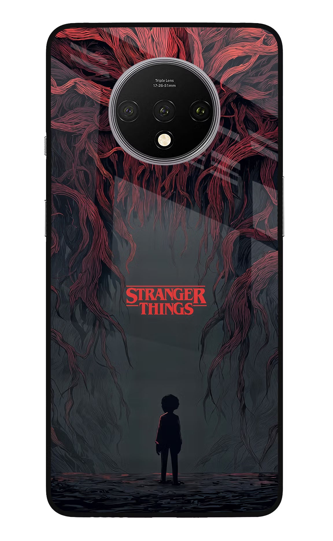 Ordinary Things Dark Side Oneplus 7T Glass Case Back Cover by Casekaro