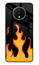 Fired Up – Black Oneplus 7T Glass Case