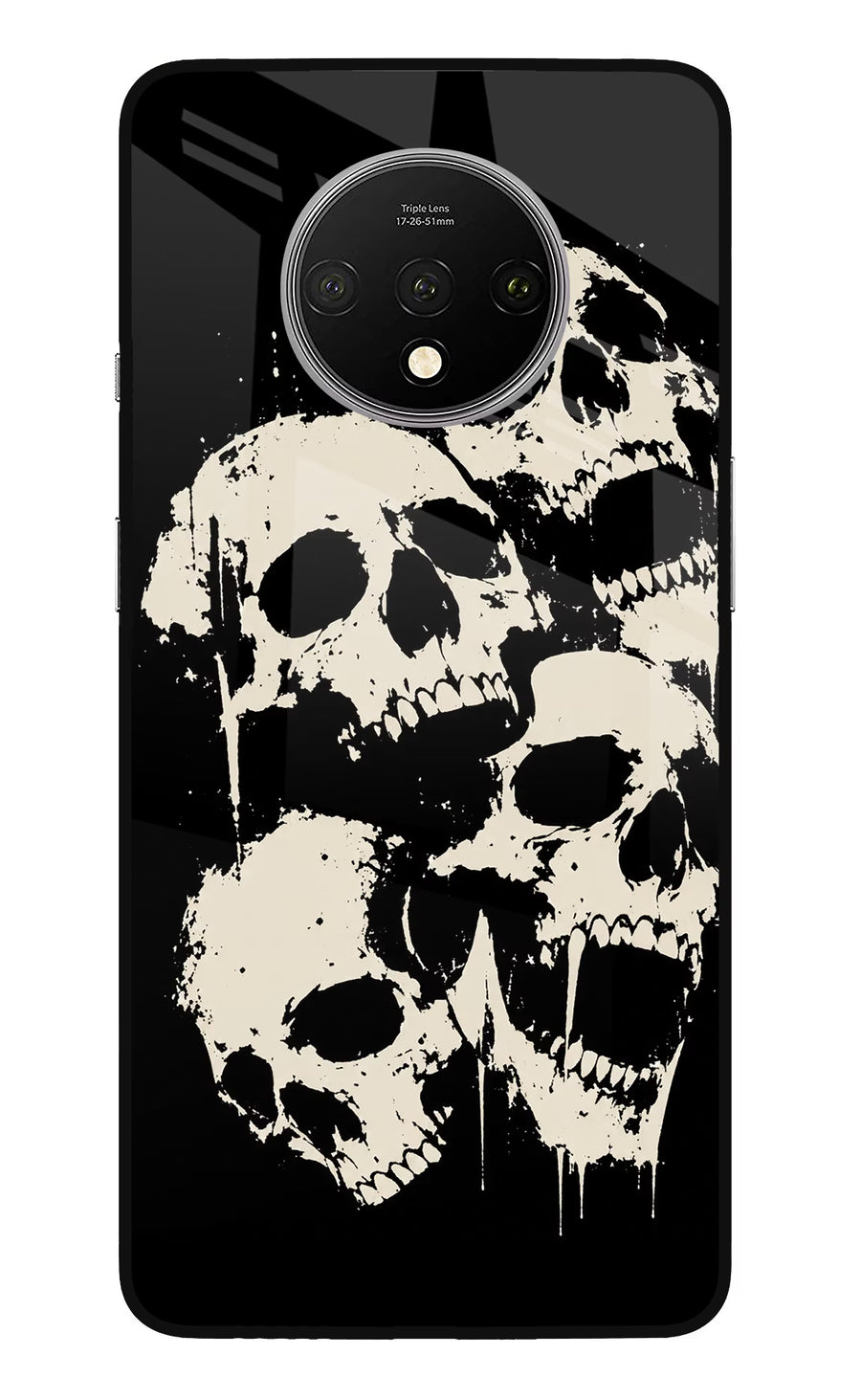 Dead Stack Oneplus 7T Back Cover, Glass case