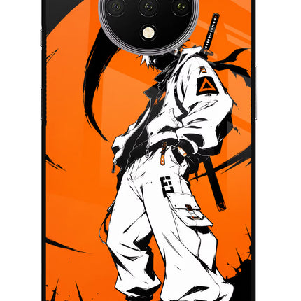 Street Samurai  Oneplus 7T Glass Case