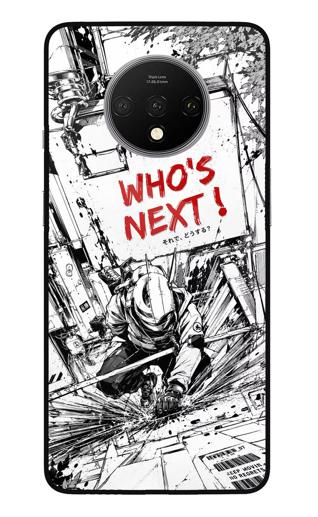 Who's Next Oneplus 7T Glass Case