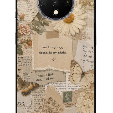 Vintage case Oneplus 7T Glass Case
