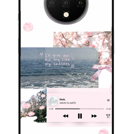 Wave to earth Oneplus 7T Glass Case