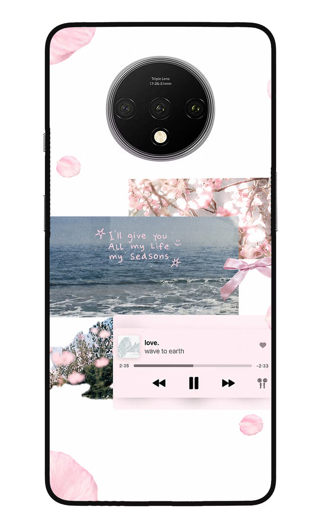 Wave to earth Oneplus 7T Glass Case