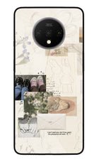 Soft Aesthetic Oneplus 7T Glass Case