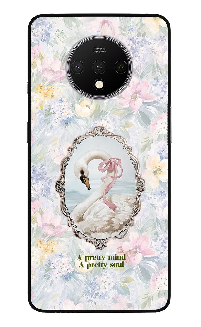 Pretty Mind Pretty Soul Oneplus 7T Glass Case