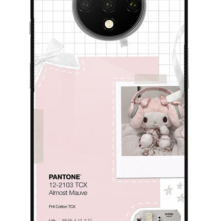 Pantone Asthetic Oneplus 7T Glass Case