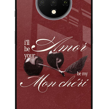 Velvet Cherry Oneplus 7T Glass Case