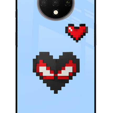 Peter Heart Oneplus 7T Glass Case
