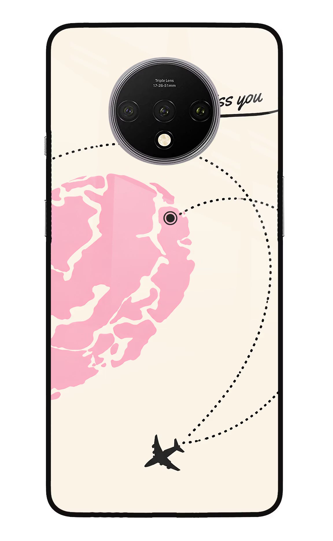 Miss Orbit Oneplus 7T Glass Case