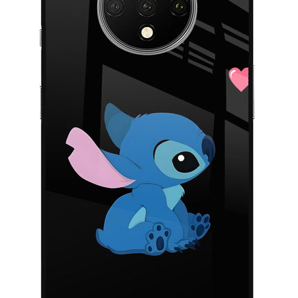 Stitch Crush Oneplus 7T Glass Case