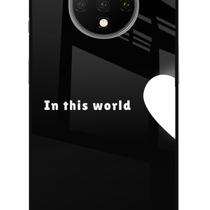 This World Oneplus 7T Glass Case