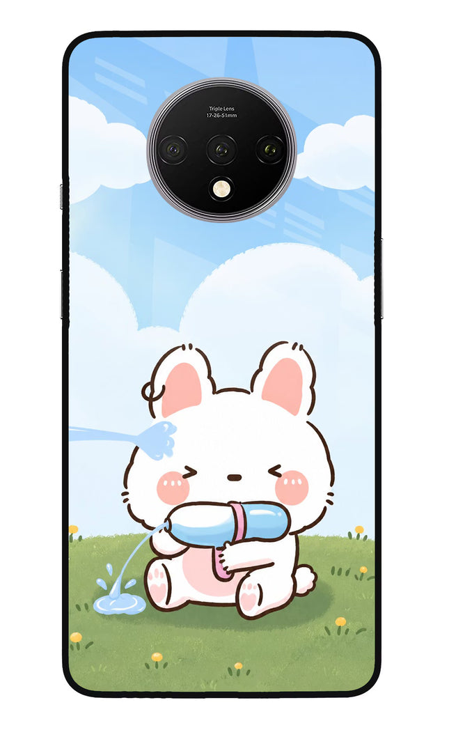 Bunny Treat Oneplus 7T Glass Case