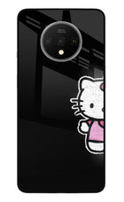 Kitty Charm Oneplus 7T Glass Case
