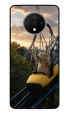 Rollercoaster Dog Oneplus 7T Glass Case