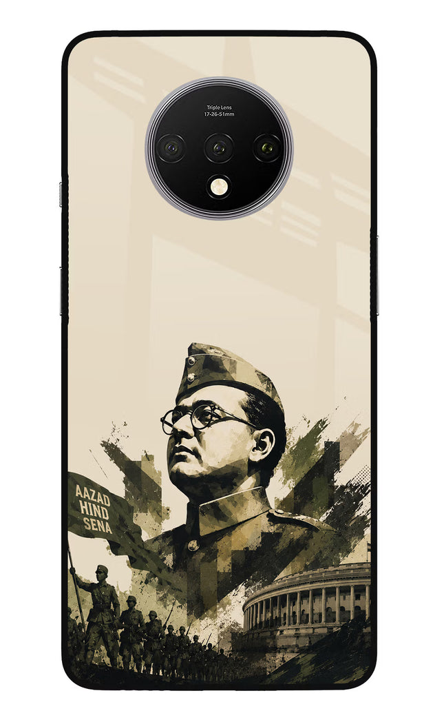 Netaji Rising Oneplus 7T Glass Case
