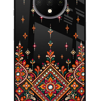 Noir Mehfil Oneplus 7T Glass Case