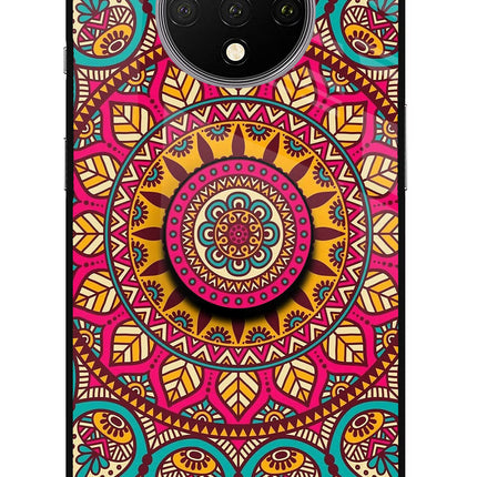 Mandala Oneplus 7T Glass Case