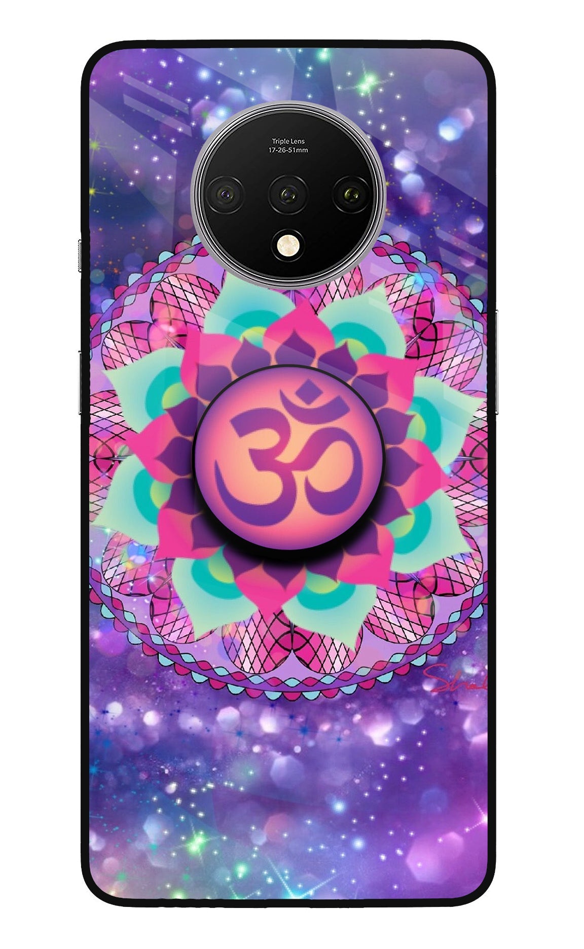 Om Purple Oneplus 7T Pop Case