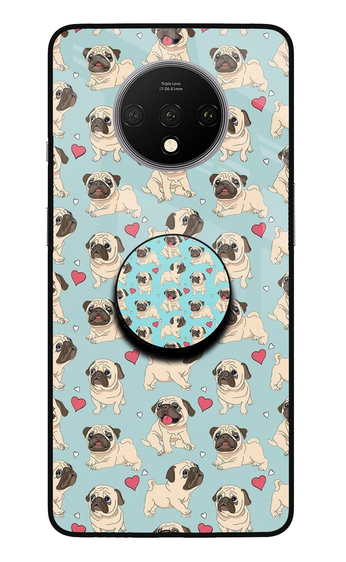 Pug Dog Oneplus 7T Pop Case