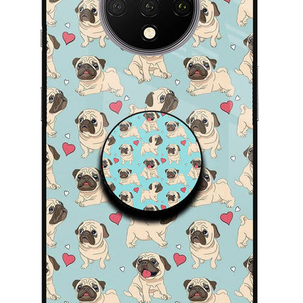 Pug Dog Oneplus 7T Glass Case