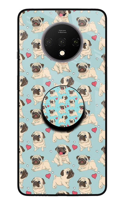 Pug Dog Oneplus 7T Glass Case