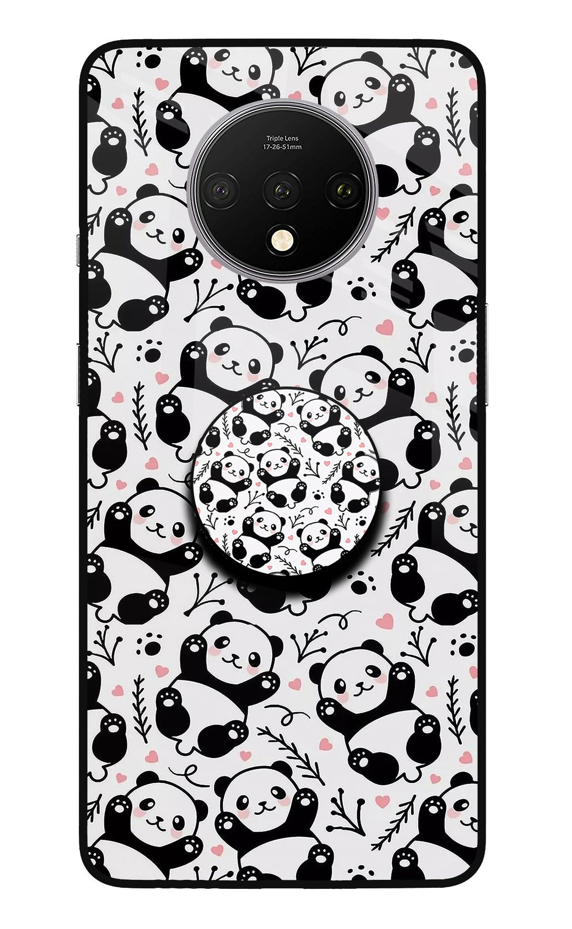 Cute Panda Oneplus 7T Pop Case