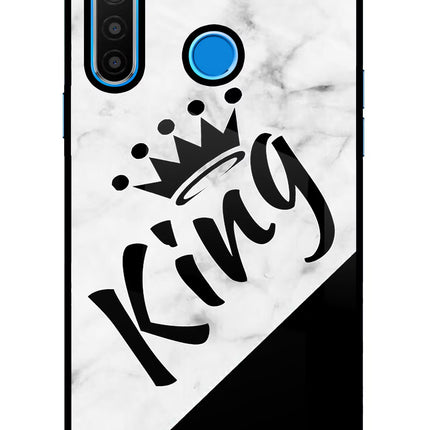 King Realme 5/5i/5s Glass Case