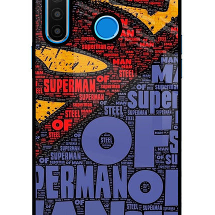 Superman Realme 5/5i/5s Glass Case Back Cover by Casekaro