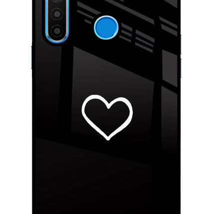 Heart Realme 5/5i/5s Glass Case