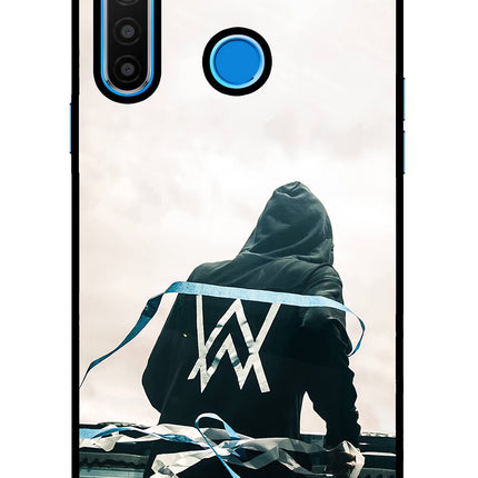 Alan Walker Realme 5/5i/5s Glass Case Back Cover by Casekaro