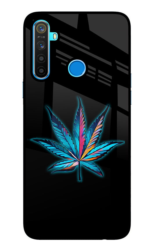 Weed Realme 5/5i/5s Glass Case