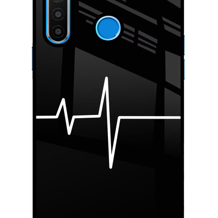 Heart Beats Realme 5/5i/5s Glass Case Back Cover by Casekaro