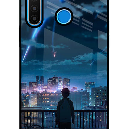 Anime Realme 5/5i/5s Glass Case