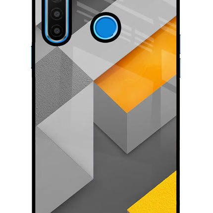 Abstract Realme 5/5i/5s Glass Case