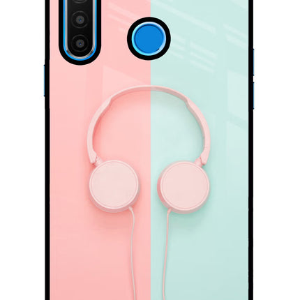 Music Lover Realme 5/5i/5s Glass Case Back Cover by Casekaro