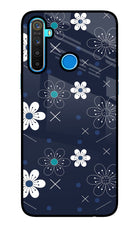 Flowers Realme 5/5i/5s Glass Case