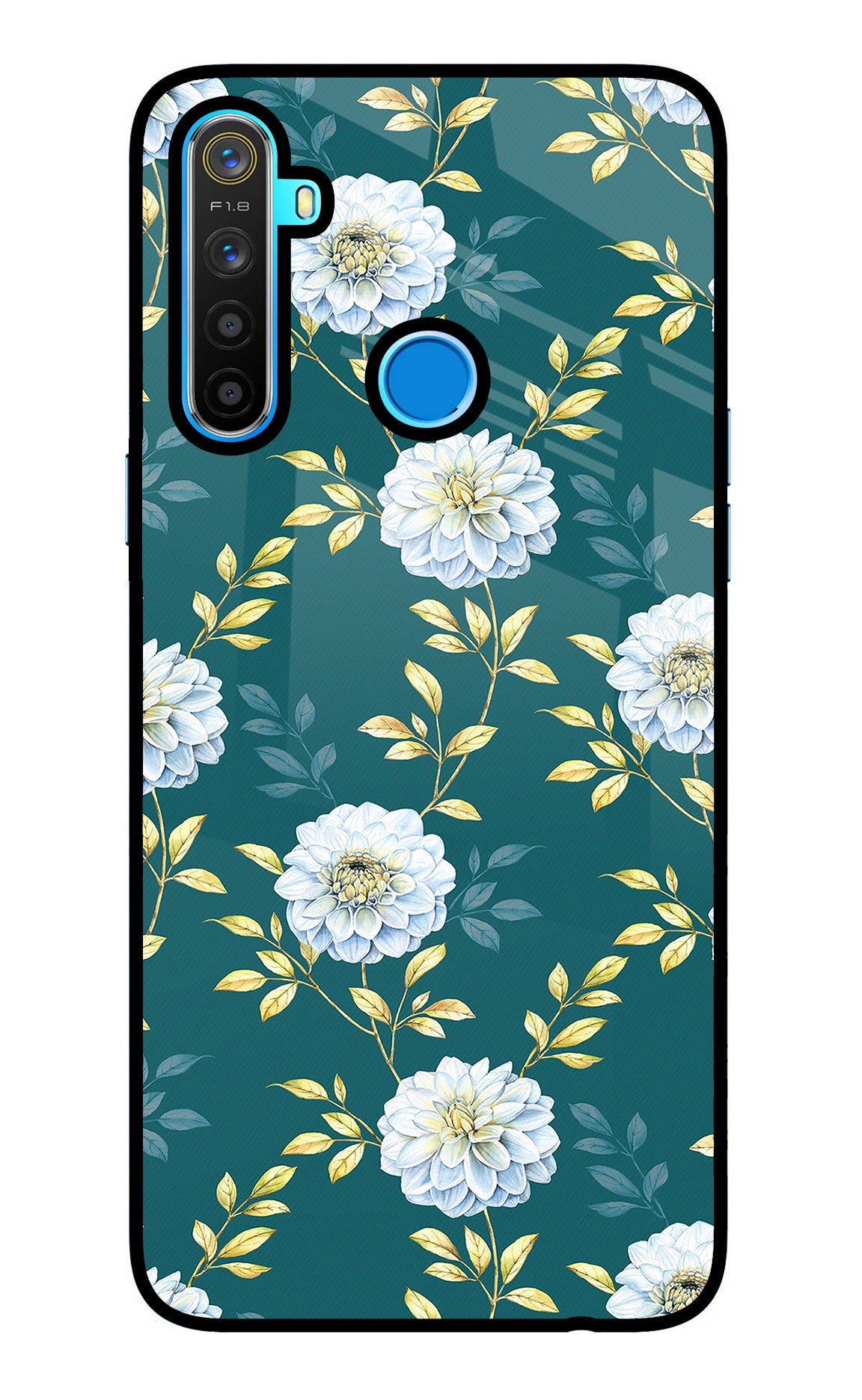 Flowers Realme 5/5i/5s Back Cover