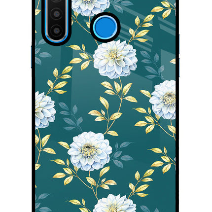 Flowers Realme 5/5i/5s Glass Case