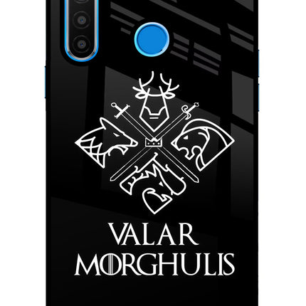 Valar Morghulis | Game Of Thrones Realme 5/5i/5s Glass Case Back Cover by Casekaro