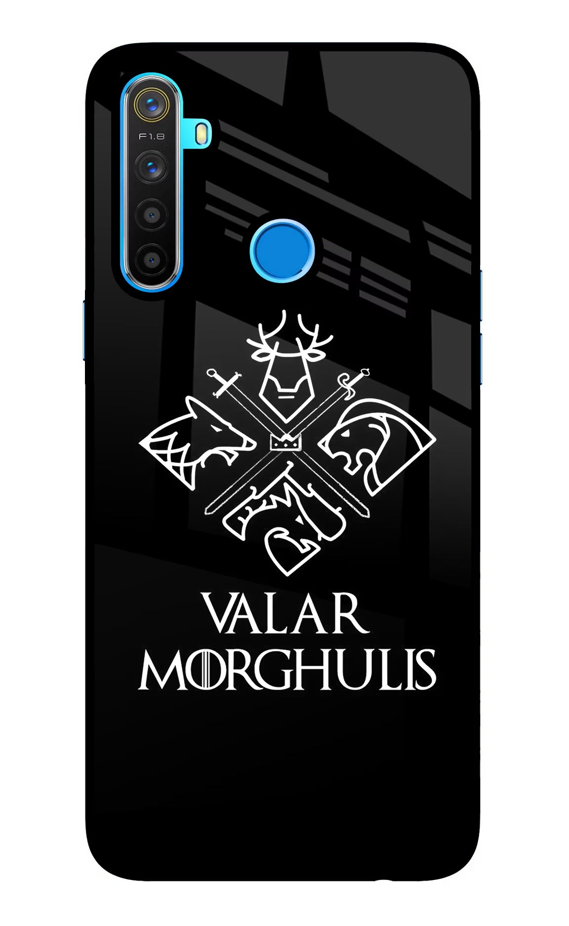 Valar Morghulis | Game Of Thrones Realme 5/5i/5s Glass Case Back Cover by Casekaro
