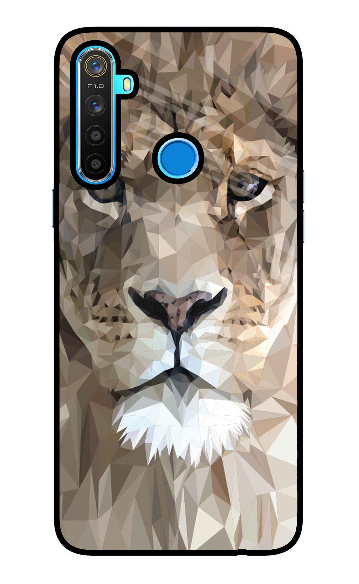 Lion Art Realme 5/5i/5s Back Cover