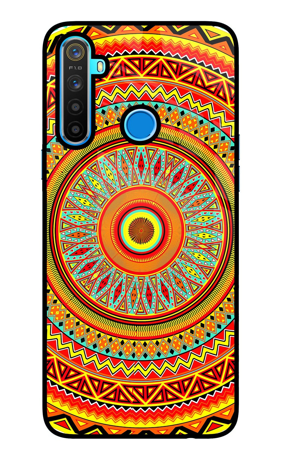 Mandala Pattern Realme 5/5i/5s Back Cover