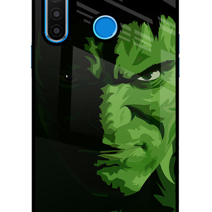 HULK Realme 5/5i/5s Glass Case Back Cover by Casekaro