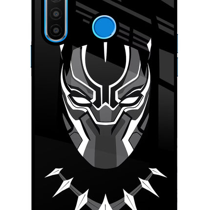 Black Panther Realme 5/5i/5s Glass Case