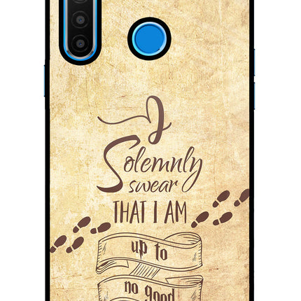I Solemnly swear that i up to no good Realme 5/5i/5s Glass Case