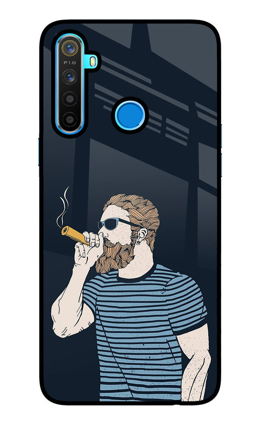 Smoking Realme 5/5i/5s Glass Case