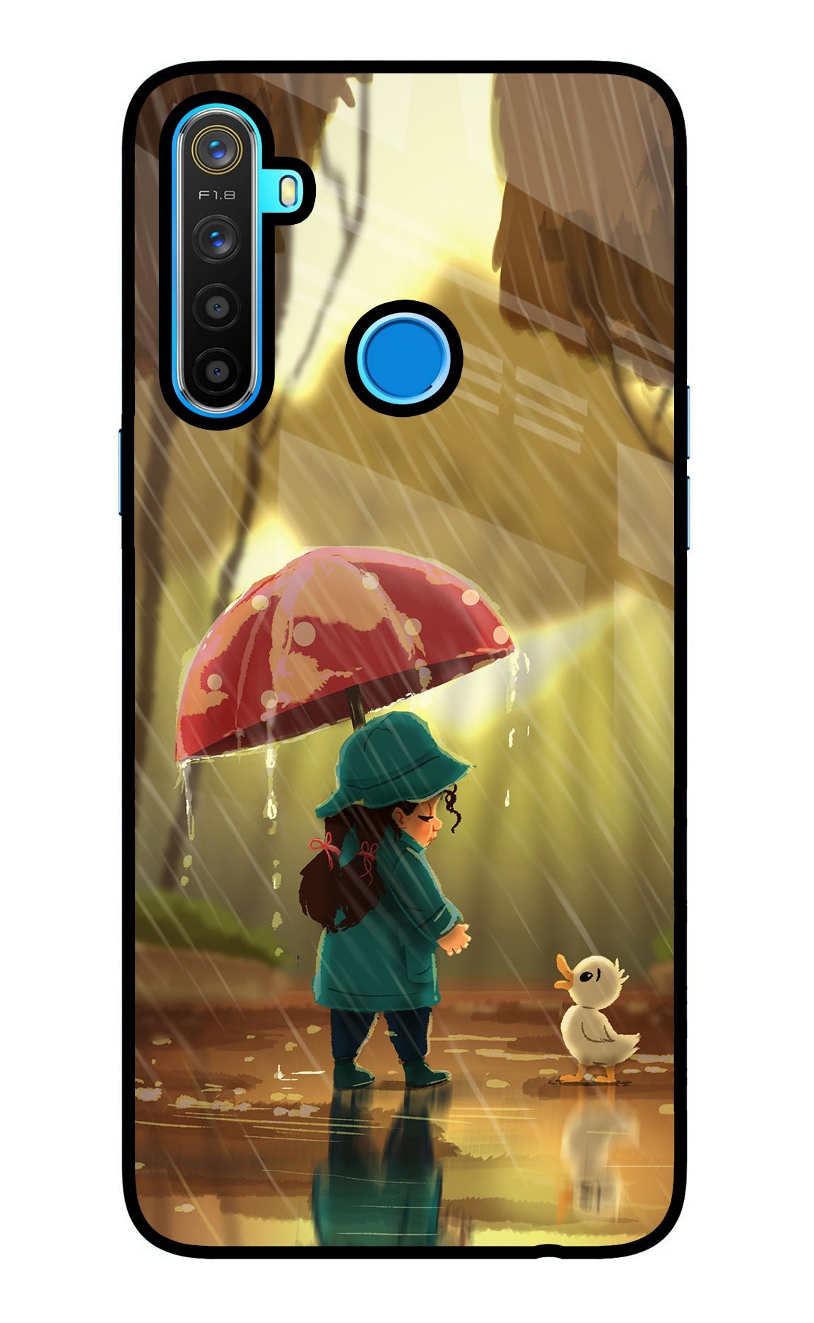 Rainy Day Realme 5/5i/5s Back Cover