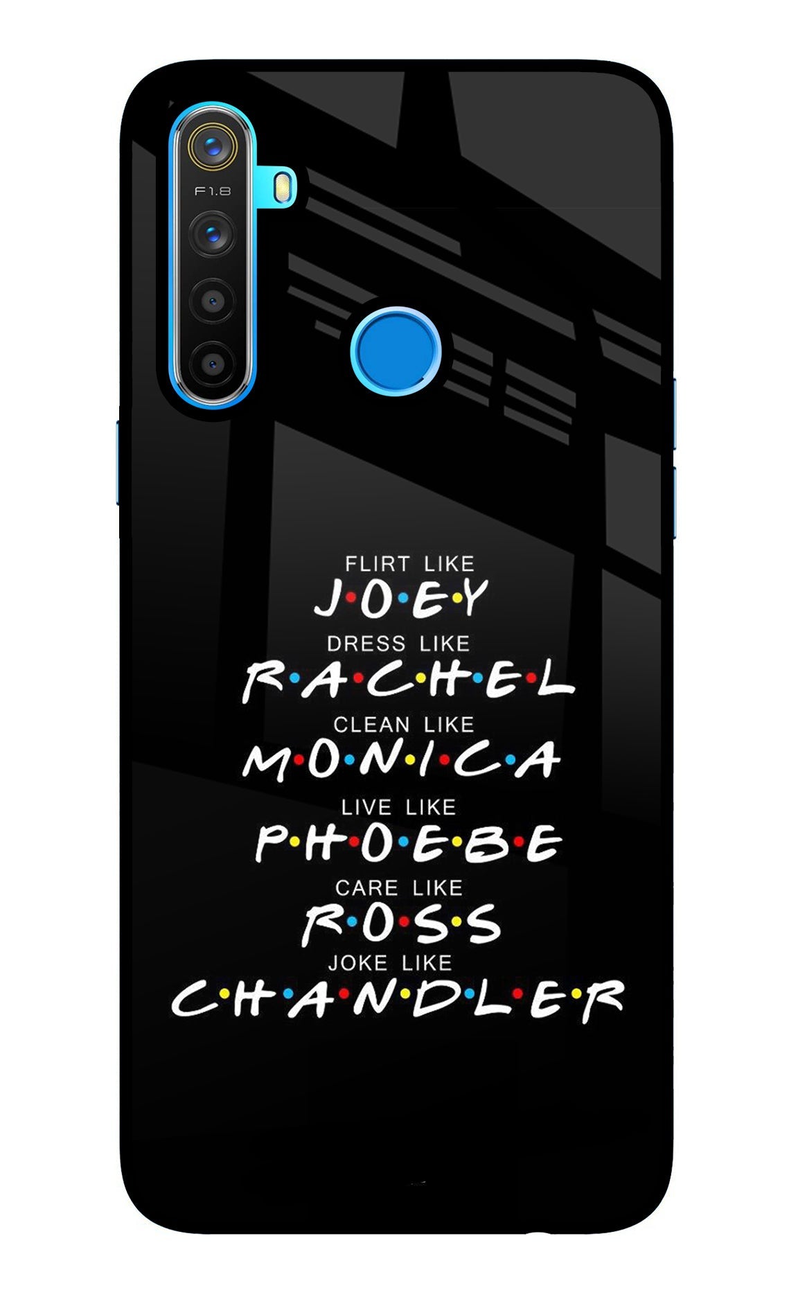 FRIENDS Character Realme 5/5i/5s Back Cover